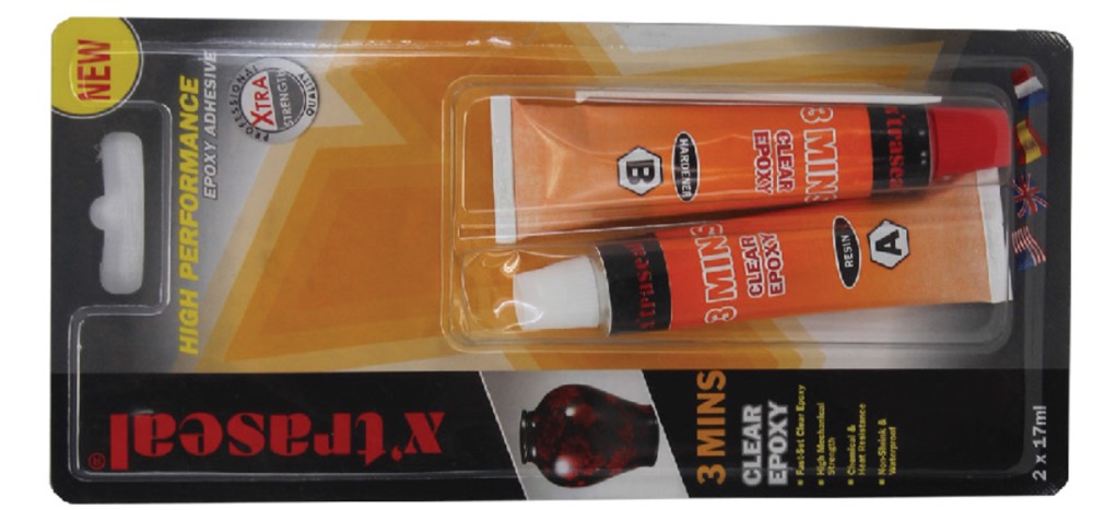 Product photo: X'traseal 3 Minutes Clear Epoxy (DIY Glue) - 00453D