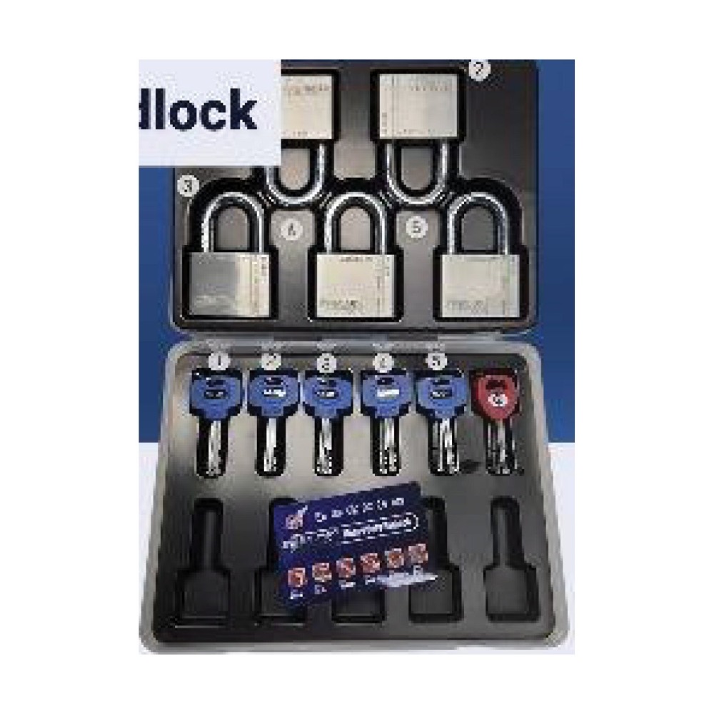 ML-OK Grade 9 SUS 304 Stainless Steel Mechanical Padlock - LW0505M, view 1