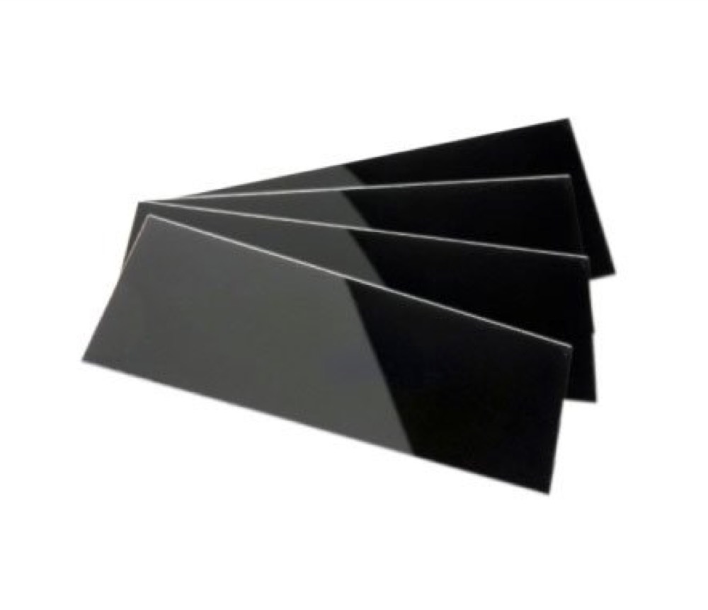 Product photo: Replacement Welding Glass/ Welding Lens (2 Inches x 4 Inches) (Black/ Clear) - 00169B/ 00169C