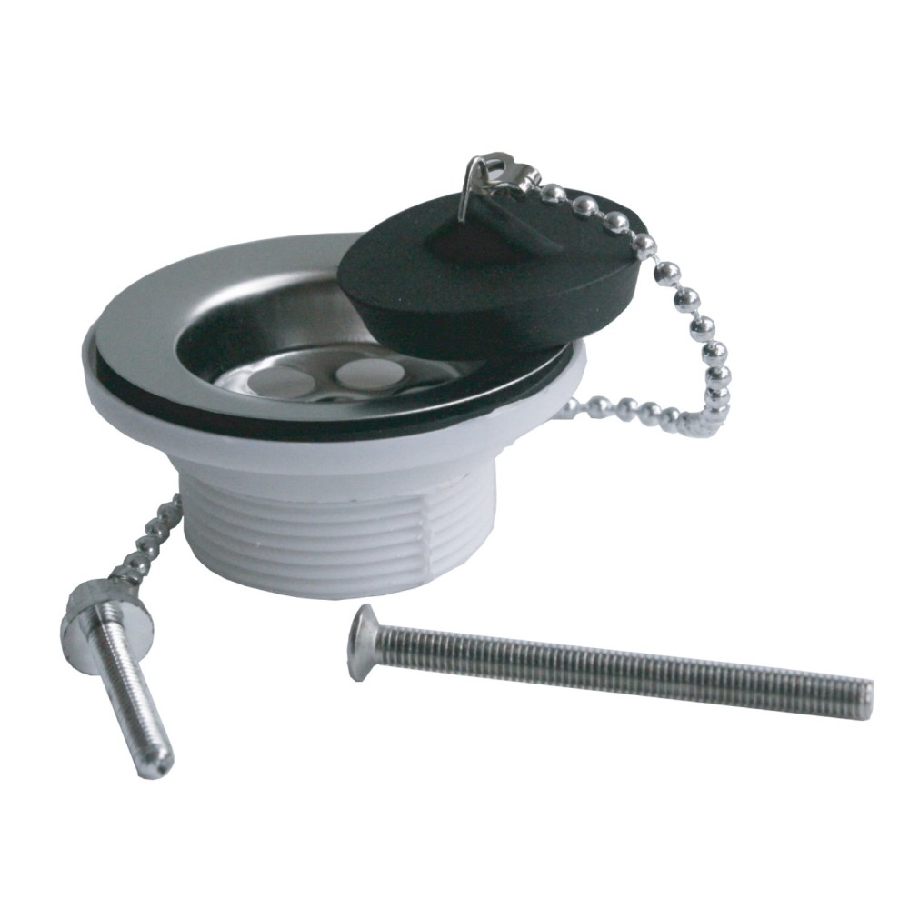 Product photo: SLINE Sink Waste Trap with Stainless Steel Bolt & Nut (1-1/4 Inches)(1- 1/2 Inches)- 00219R & 00219S