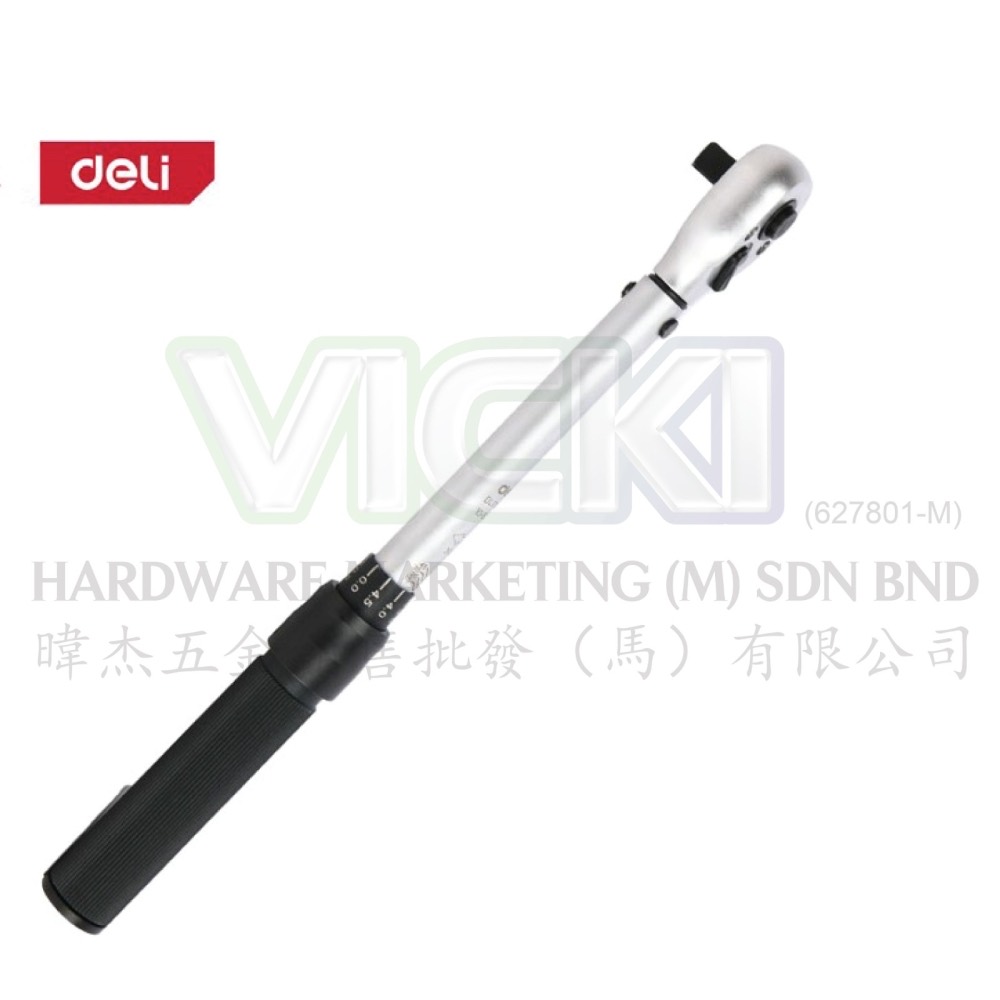 DELI 3/8" In Drive Torque Wrench - DL170050, view 1