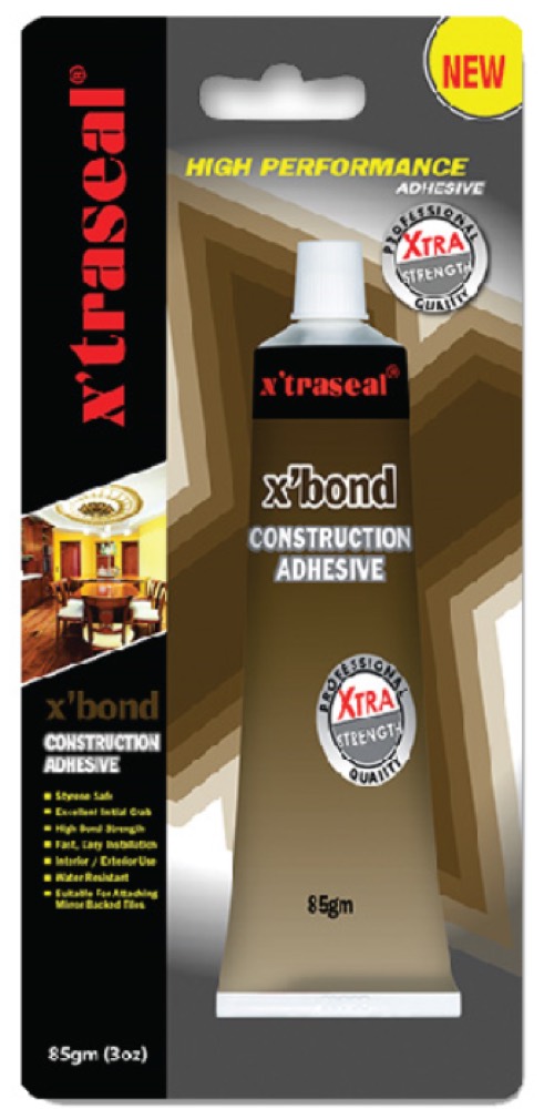 Product photo: x'traseal X-Bond Construction Adhesive Sealant (85gm) - 00453H
