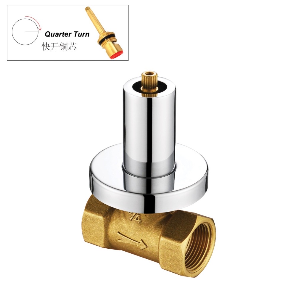 SLINE Stop Cock Body (1/2 Inches & 3/4 Inches) (Quarter Turn)- 00812Q & 00812R, view 1