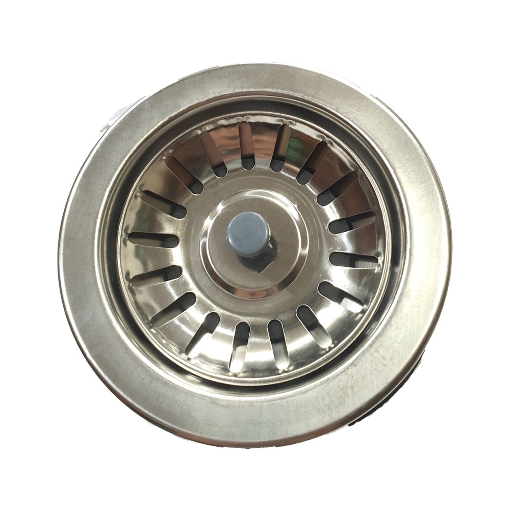 Product photo: Stainless Steel Sink Waste Trap (4 Inches) - 00530E