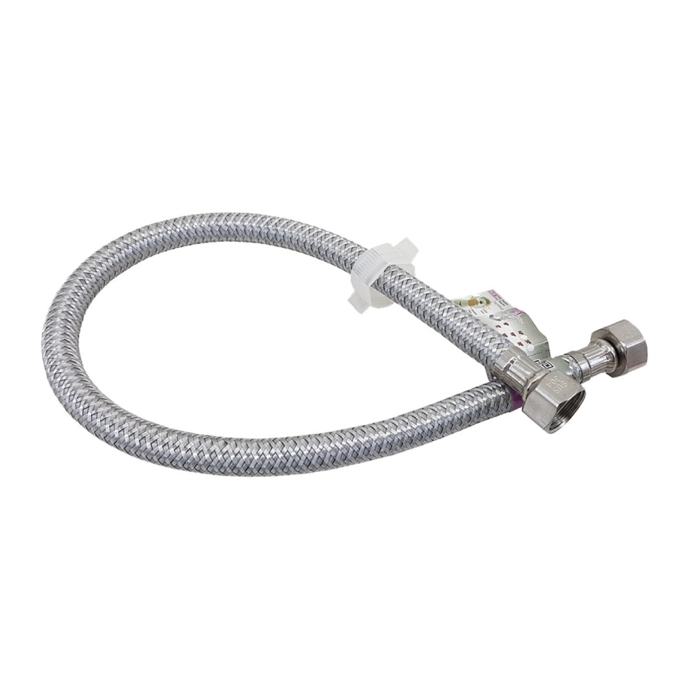 Product photo: SLINE 10 - 48 Inches SUS 304 Stainless Steel Flexible Hose - 00849A/ 00849B/ 00849C/ 00849D/ 00849E/ 00849F/00849G/ 00849H/ 00849I