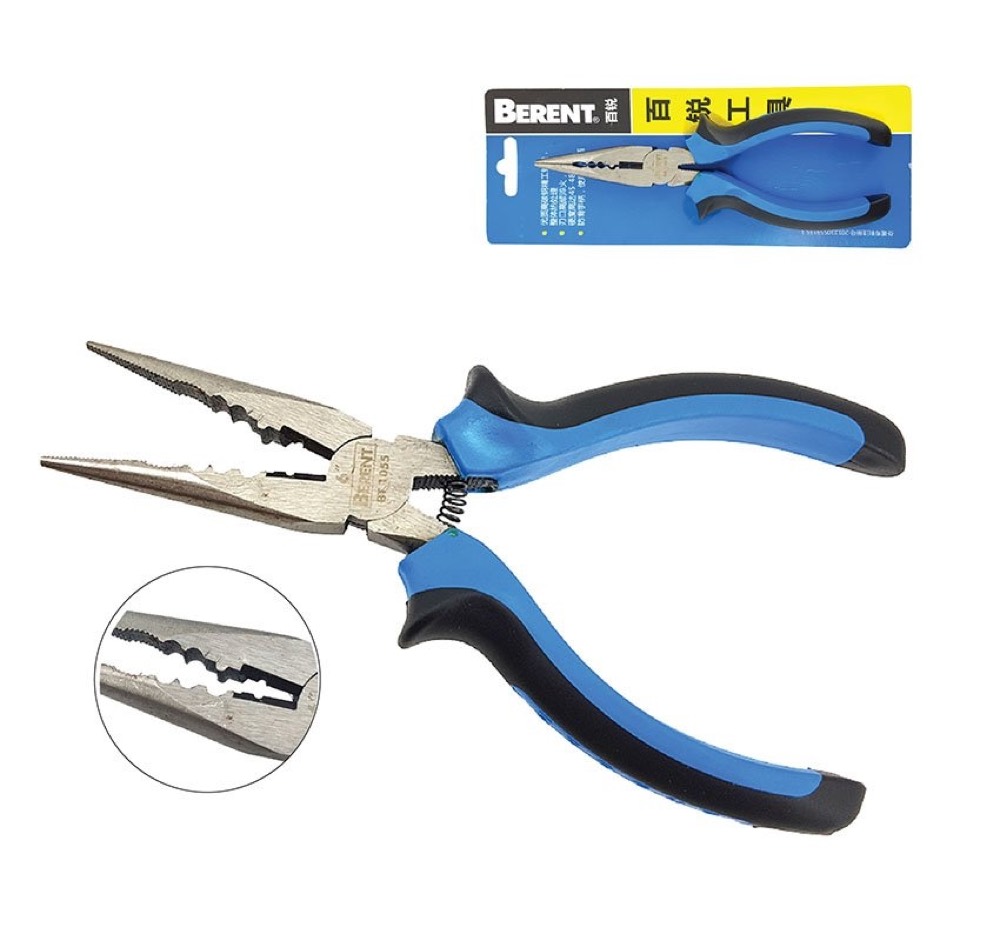 Product photo: BERENT 6 Inches Multi Function Long Nose Plier - BT1055