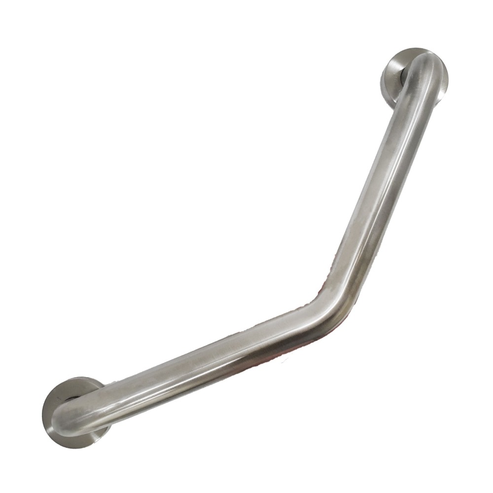 Product photo: SUS304 Stainless Steel V-Type Matt Anti-slip Grab Bar (30cm + 30cm x 32mm) - 00528E