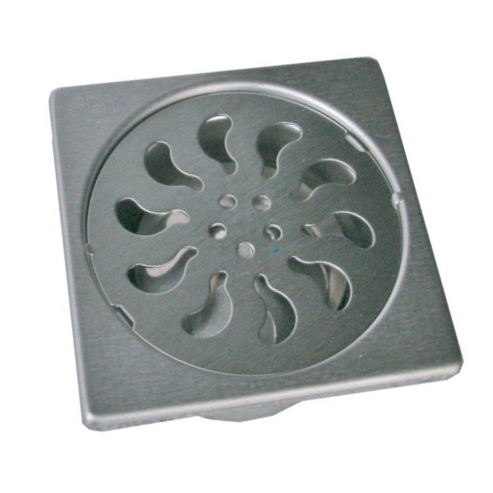 Product photo: SLINE Stainless Steel Grating and Waste (4 Inches x 4 Inches) - 00433B