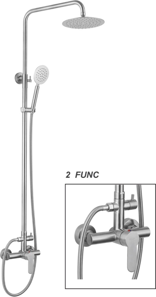 Product photo: SLINE SH2-007 2-Function SUS 304 Stainless Steel Rain Shower (Set) - 00902C